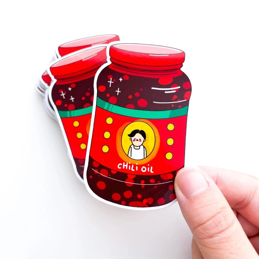 Chili Oil Bottle Sticker