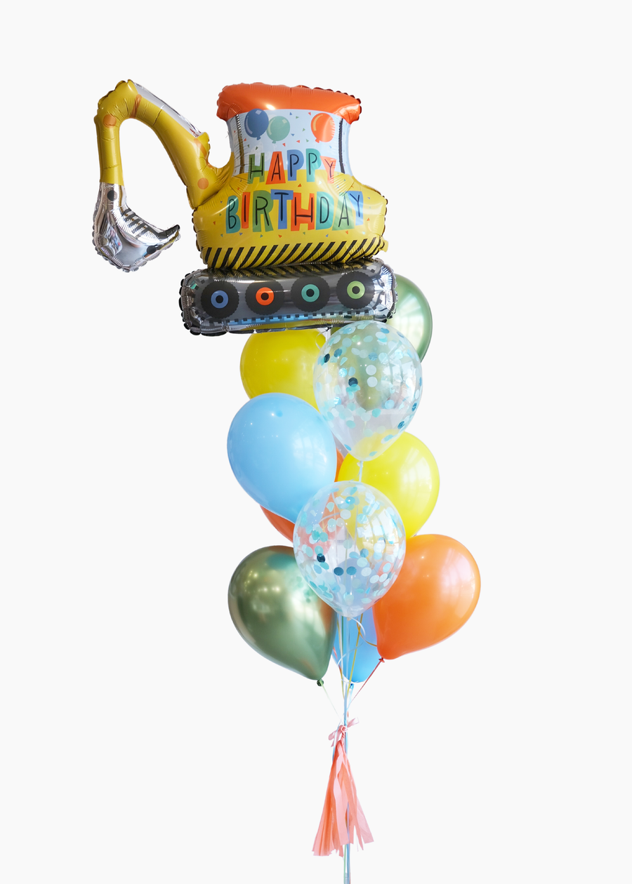 Construction Birthday Balloongram