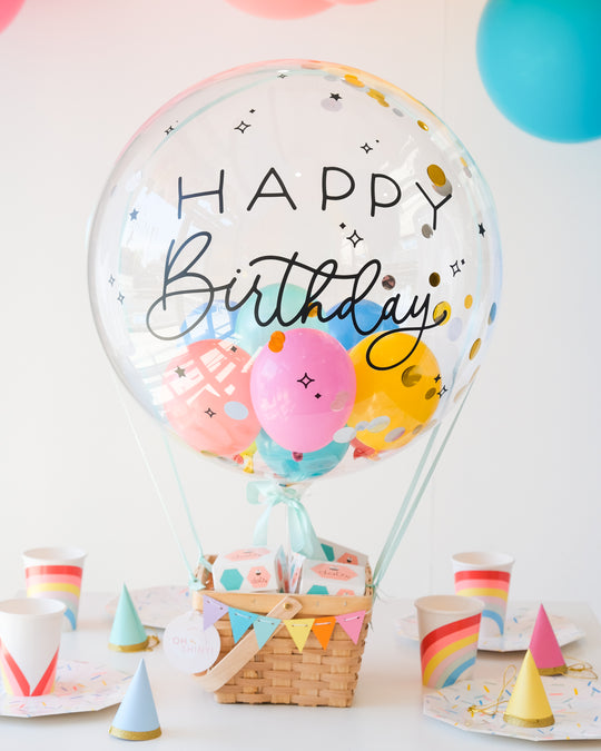 cupcake hot air balloon