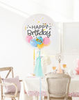 Rainbow Funfetti Bubble Balloon + Tassel