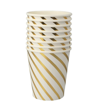Gold Swirl Cups