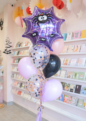 Spider Web Balloon BOO-quet