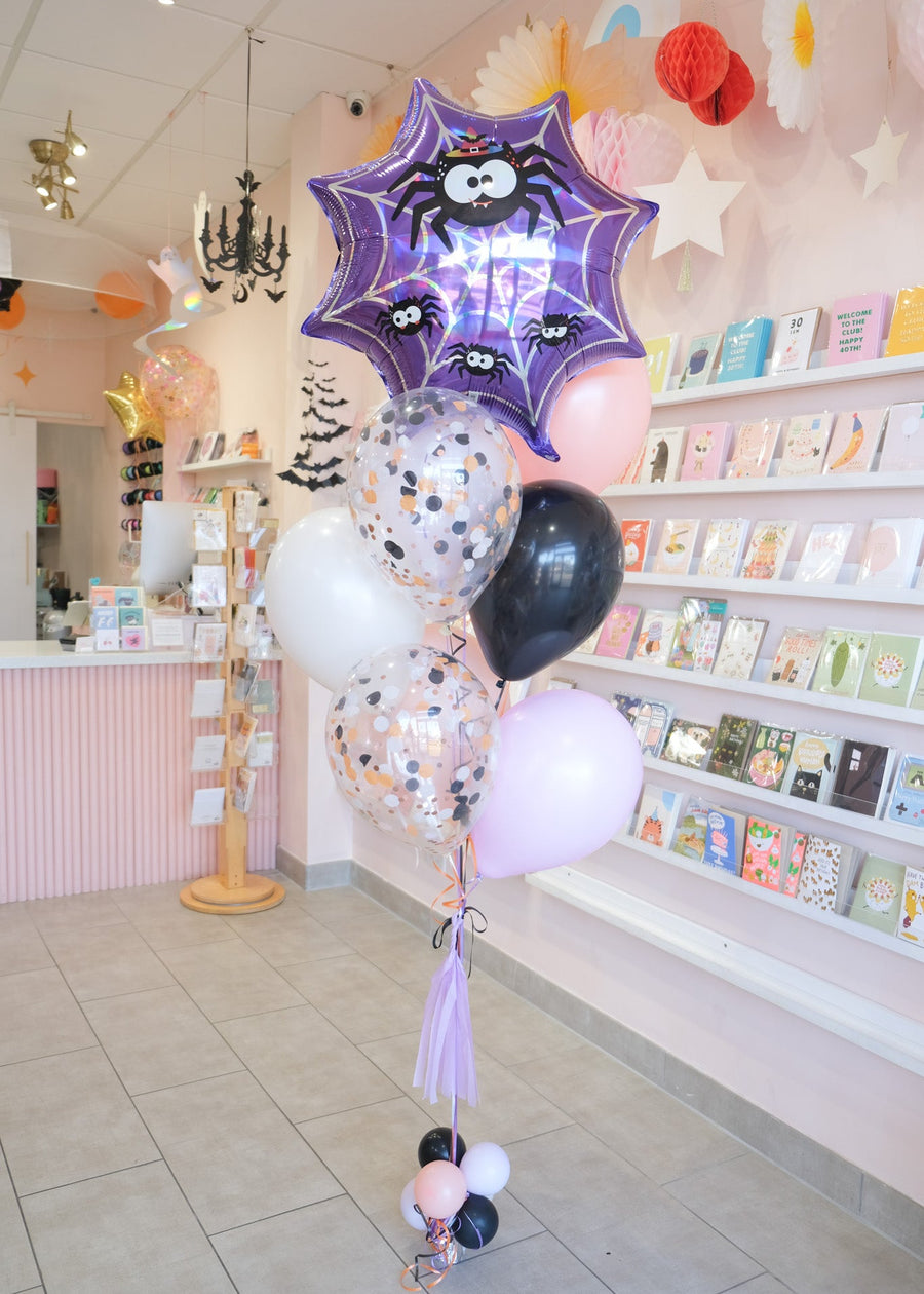 Spider Web Balloon BOO-quet