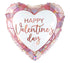 A valentines day heart balloon