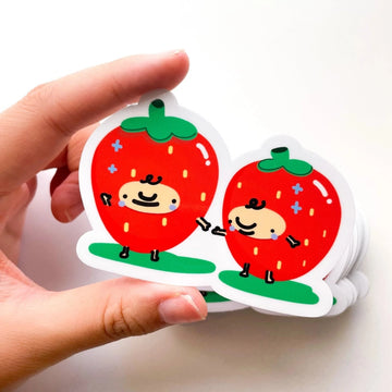 Strawberry Friends Sticker
