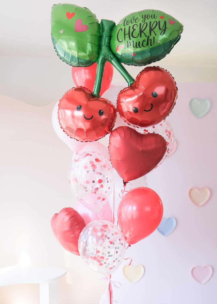Love You Cherry Balloongram | Valentine's Day