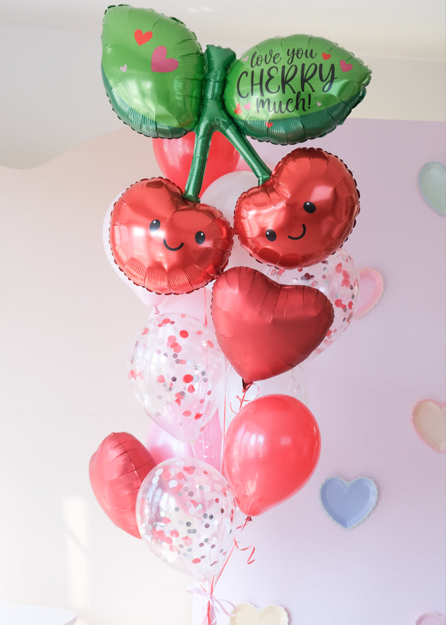 Love You Cherry Balloongram | Valentine's Day