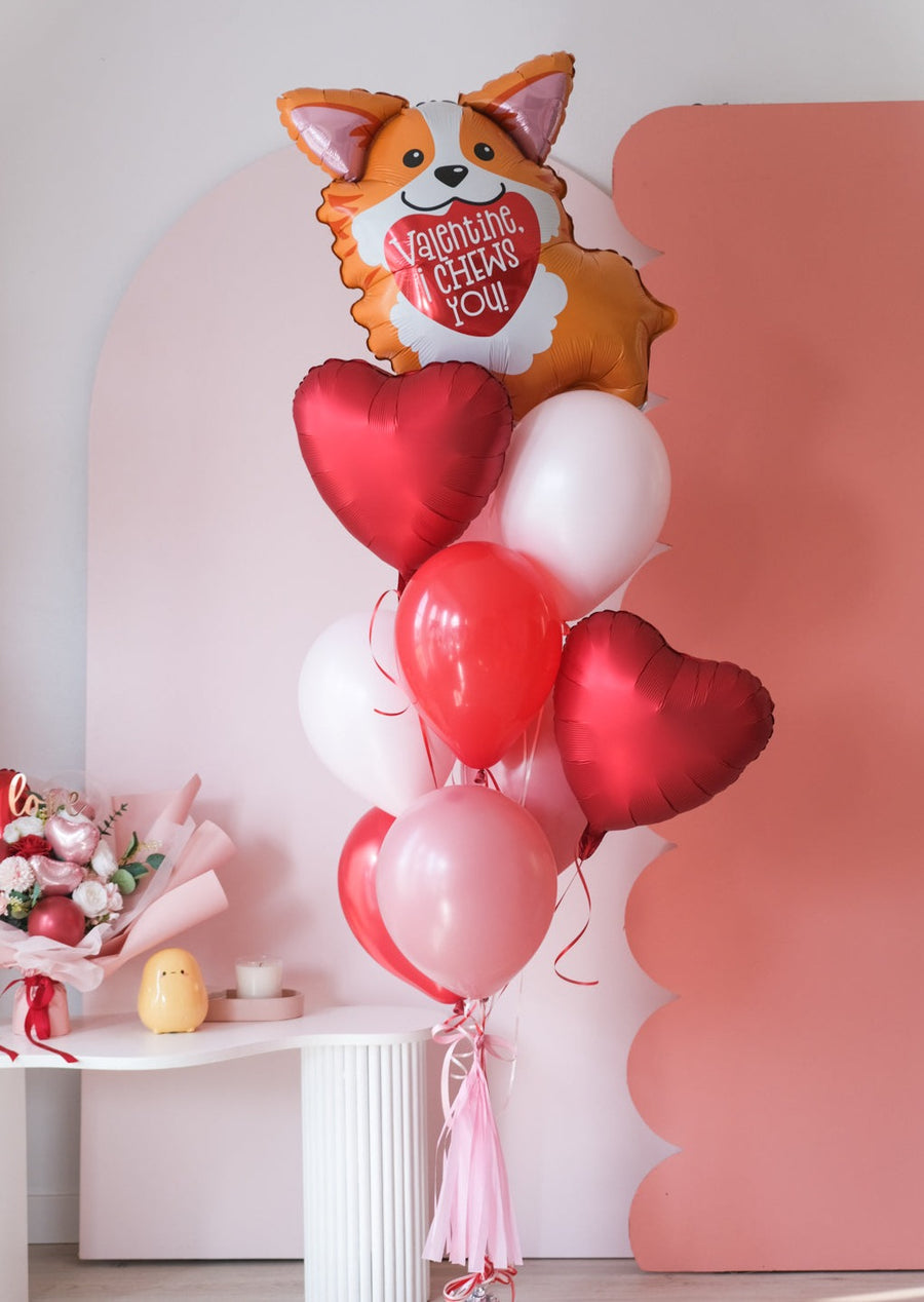Corgi Valentine Balloongram