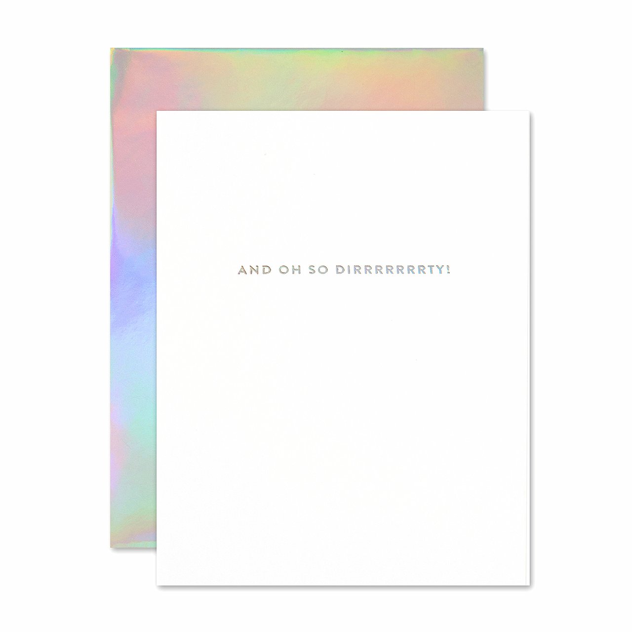 and oh so dirrrrrrrrty thirtieth birthday card inner message