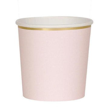 pastel pink tumbler paper cup