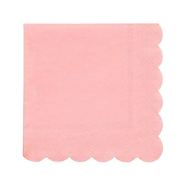 coral pink napkins