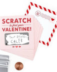 Pink Scratch-off Valentines 18pk Box Set