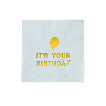 It's Your Birthday Mint Napkins
