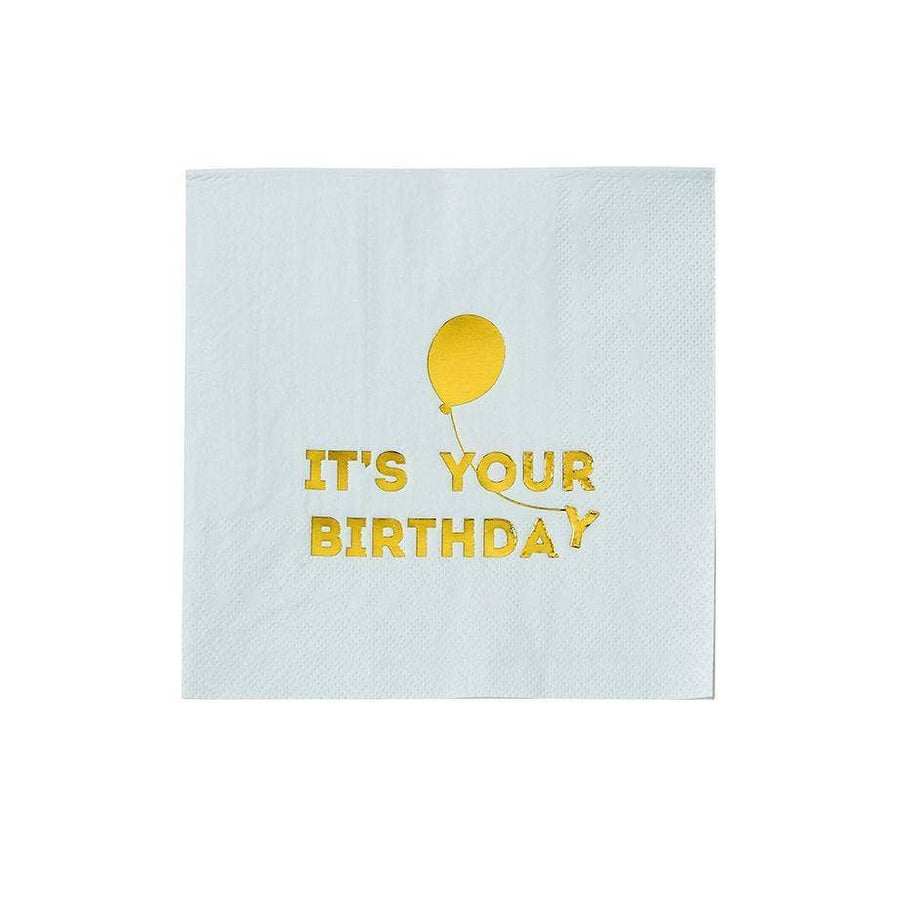 It's Your Birthday Mint Napkins