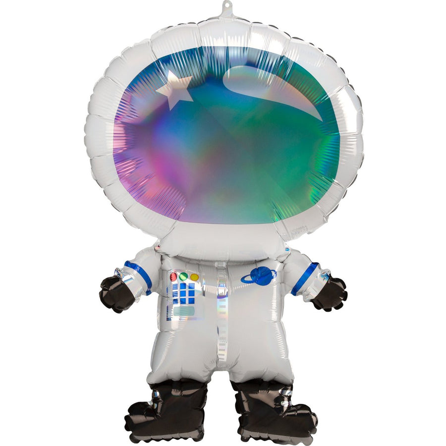 iridescent astronaut balloon