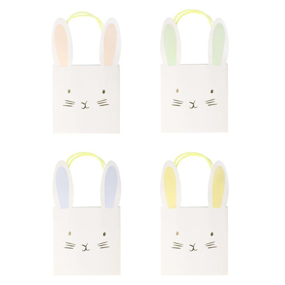 pastel bunny gift bags