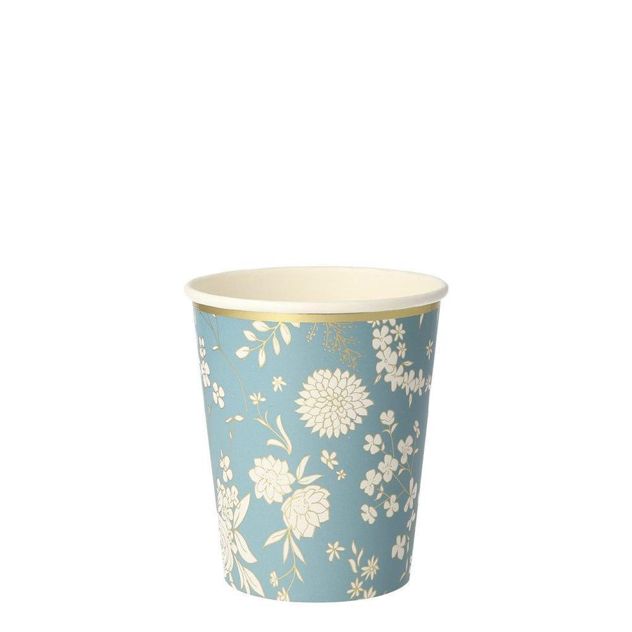 floral flower print paper cup
