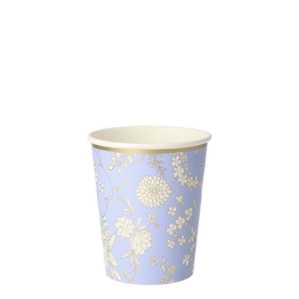 floral flower print paper cup