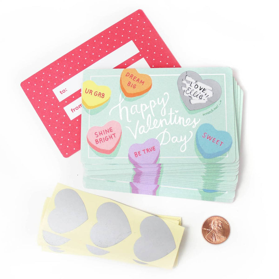 Sweetheart Scratch-Off Valentines Box Set