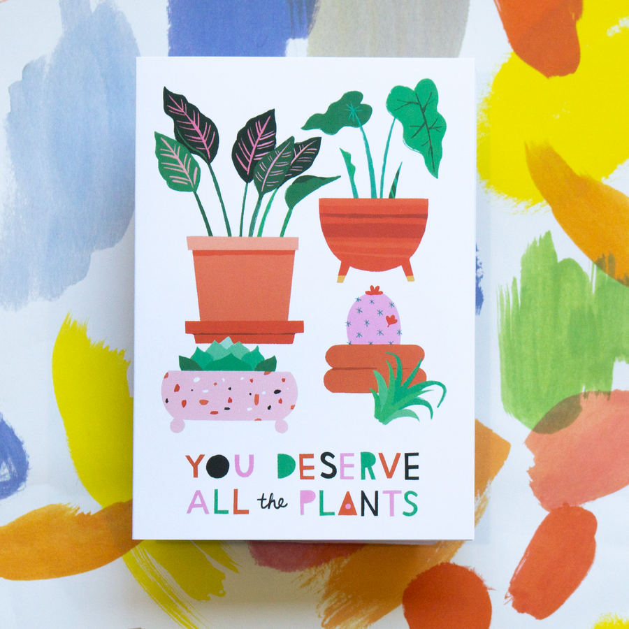 All the Plants Greeting Card