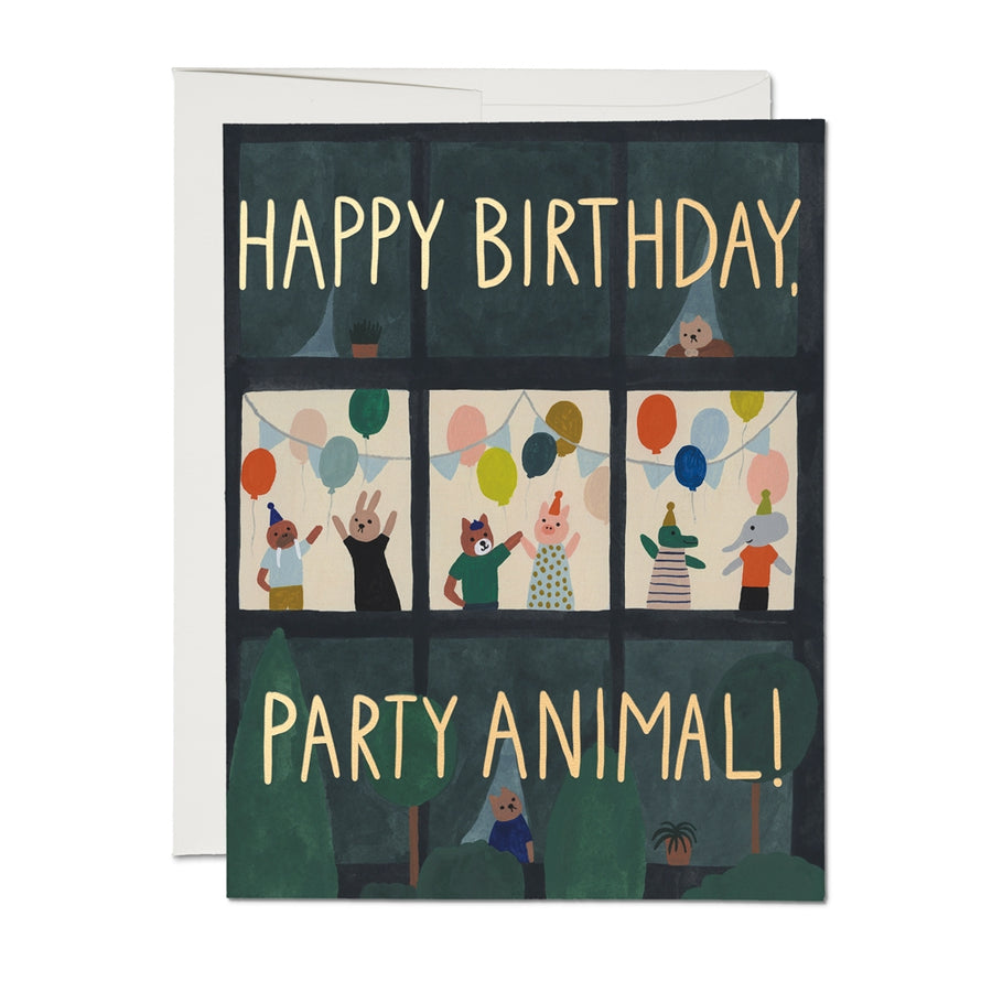 Animal House Birthday Card
