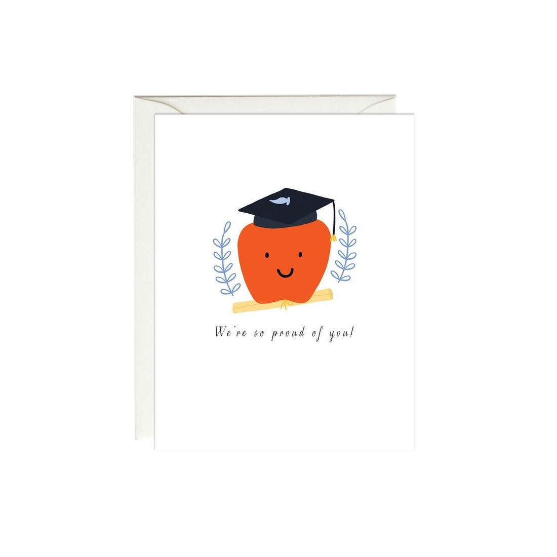 Apple Graduation Card