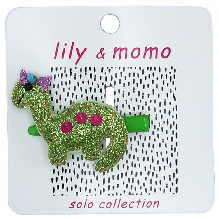 Baby Brontosaurus Hair Clip