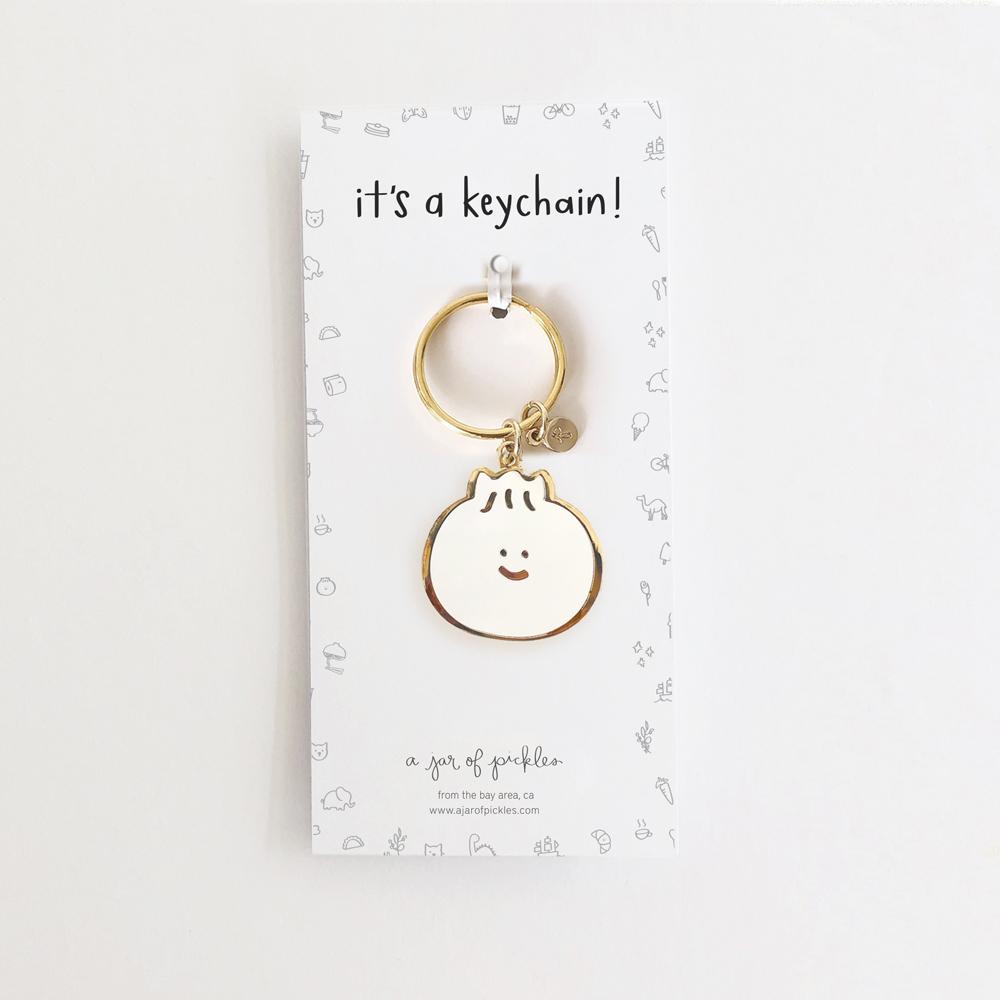 Bao Dumpling Keychain