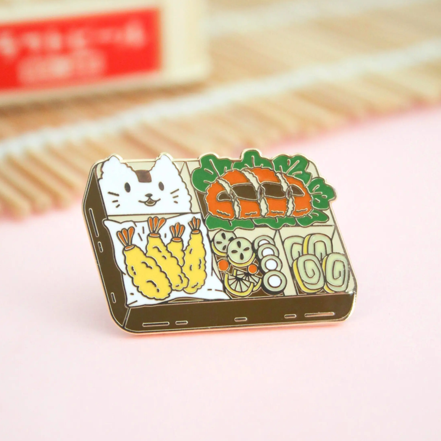Bento Box Enamel Pin
