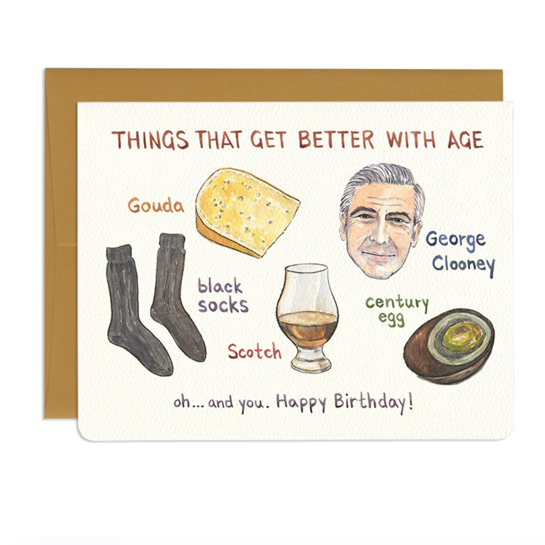 Better with Age Card