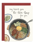 Bibimbap Heart Card