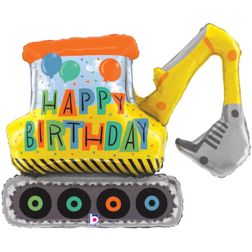 Construction Birthday Balloon