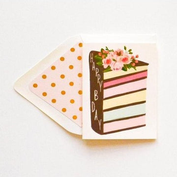Birthday Layered Cake Card