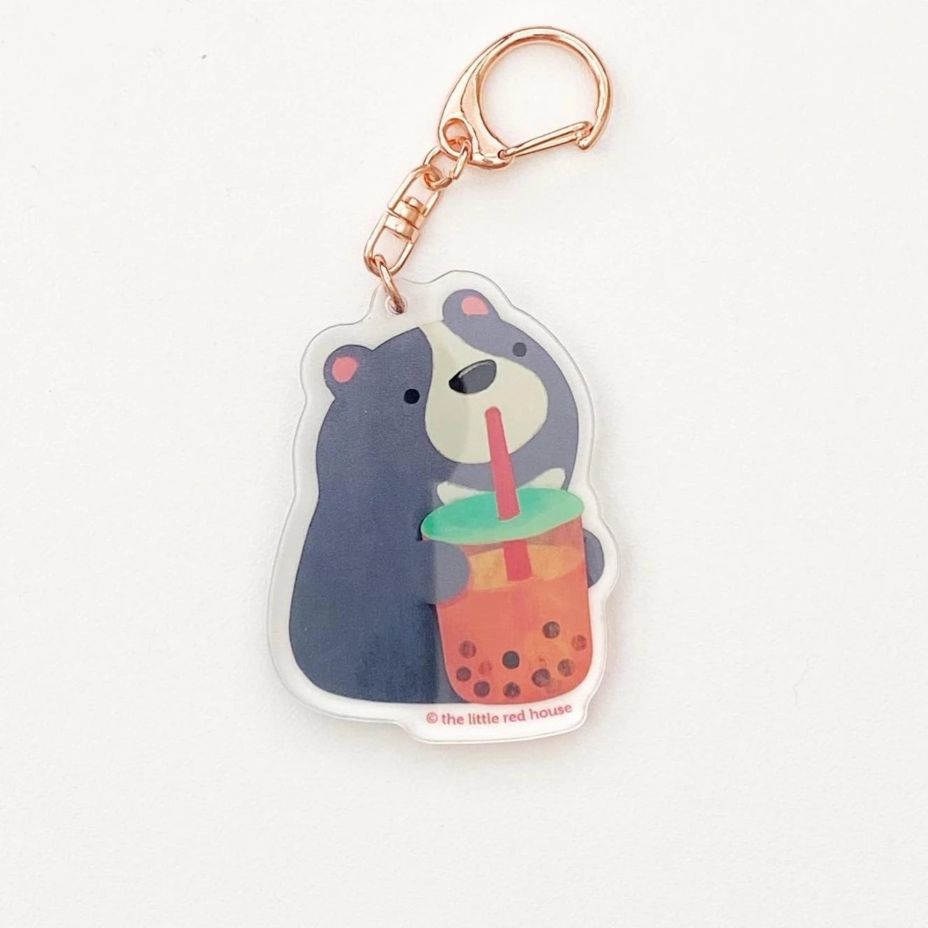 Boboco Keychain Boba Bear Acrylic Keychain | Oh Shiny! Balloons & Party, Pasadena