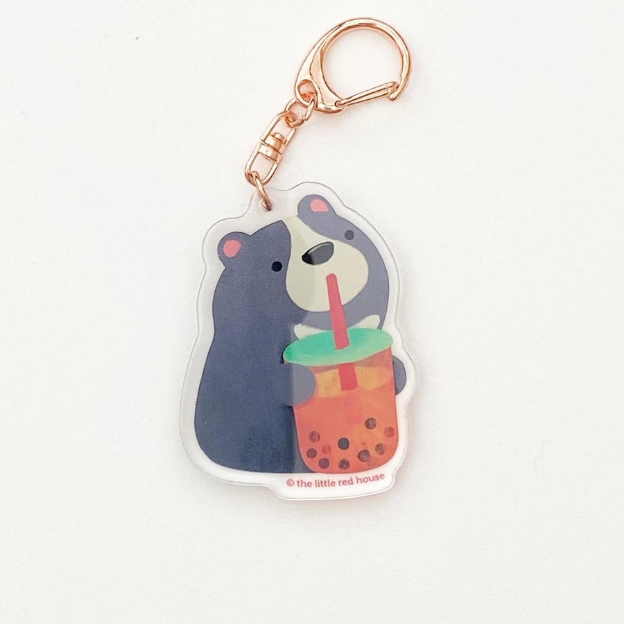 Boba Bear Acrylic Keychain