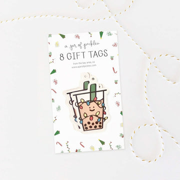 Boba Holiday Gift Tags