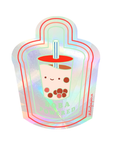 Boba Powered! Suncatcher Sticker