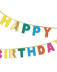 Bright Rainbow Happy Birthday Garland