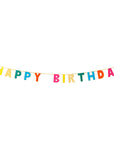 Bright Rainbow Happy Birthday Garland