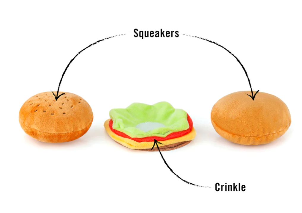 Burger Dog Toy