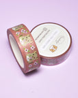Chinchilla and Flowers Washi Tape