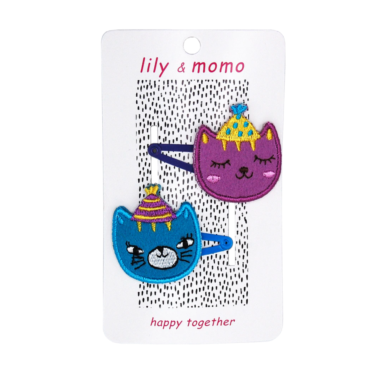 Cool Party Cats Hair Clips