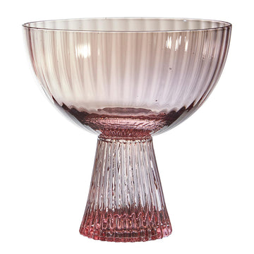 Pink Coupe Glass