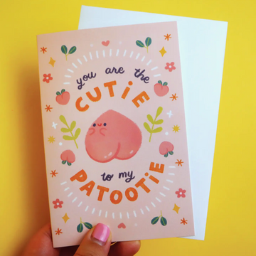 Cutie Patootie Peach Card