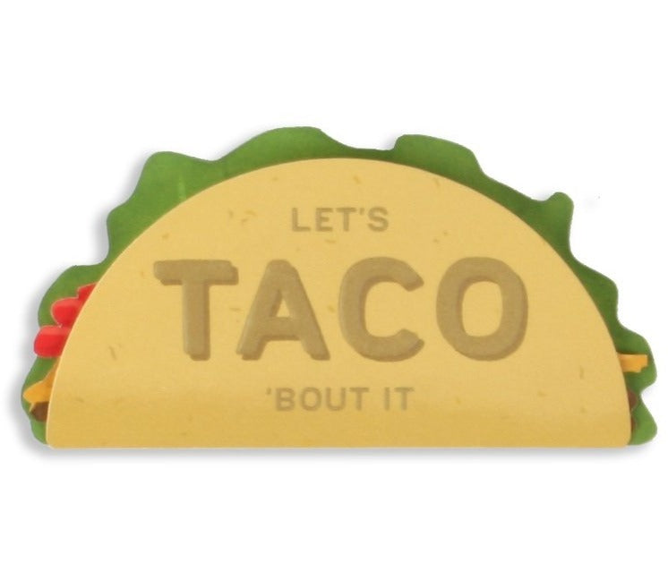 let's taco bout it greeting card