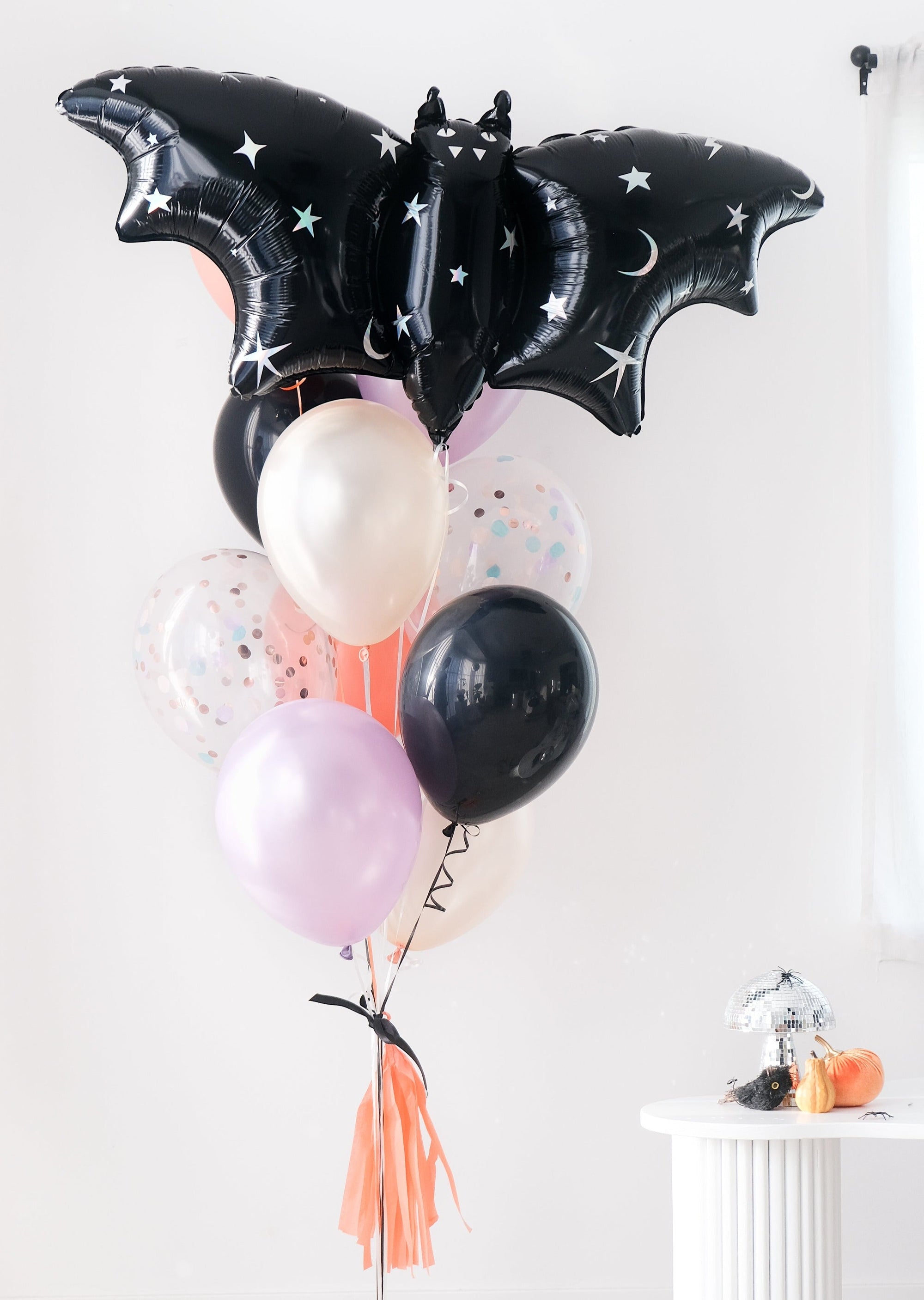 halloween bat balloon merimeri pasadena los angeles balloon delivery oh shiny