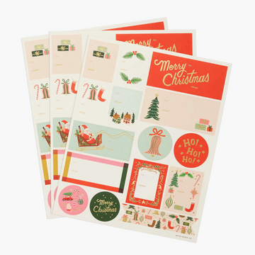 Deck the Halls Gift Stickers & Labels
