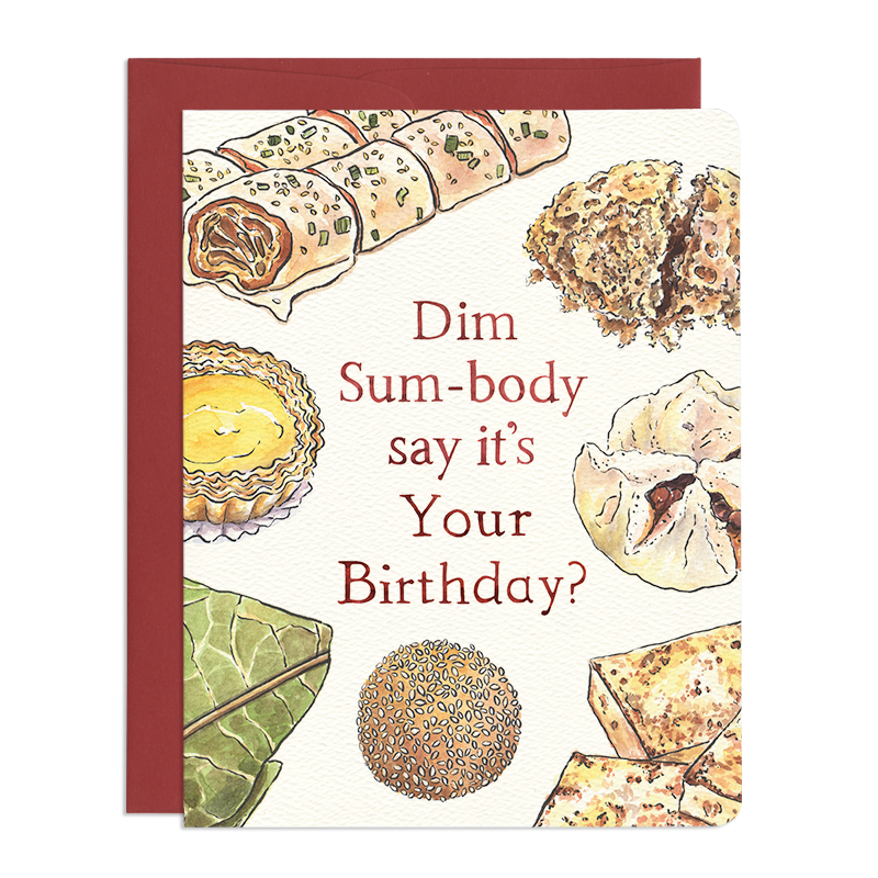 Dim Sum Birthday Card