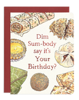 Dim Sum Birthday Card