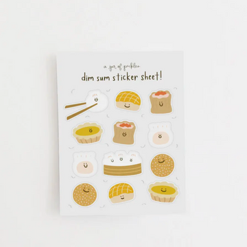 Dim Sum Vinyl Sticker Sheet